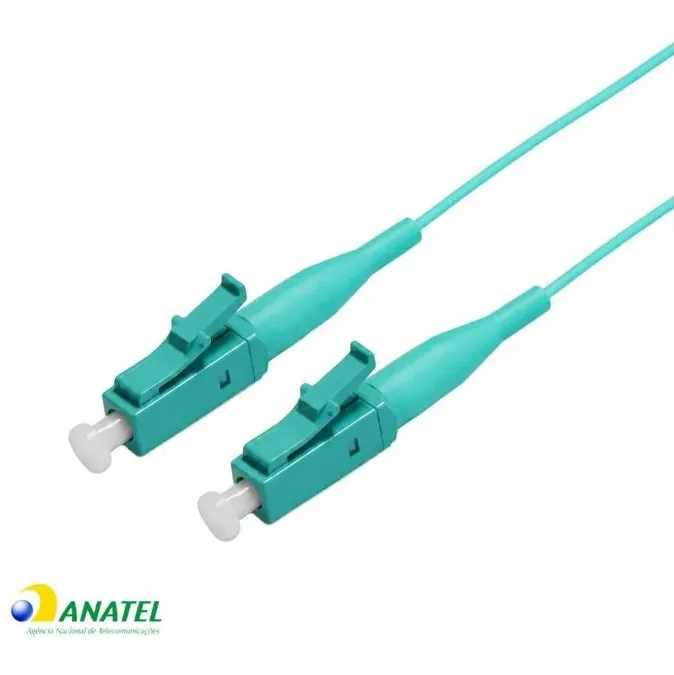 Extensão Optica Simplex LC/UPC OM4 LSZH MM – Furukawa COM Adaptador 1,50M, Furukawa LC/UPC