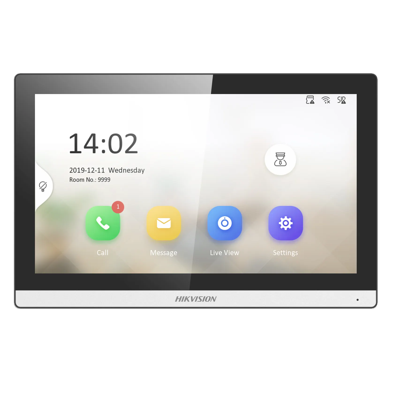 Interfone com Tela Hikvision DS-KH6350-WTE1, Hikvision DS-KH6350-WTE1