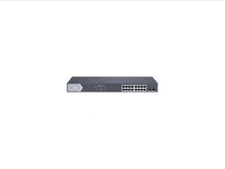 Switch Hikvision Gerenciável Metálico Gigabit DS-3E1518P-SI 16 Portas PoE + 2 SFP, Hikvision DS-3E1518P-SI