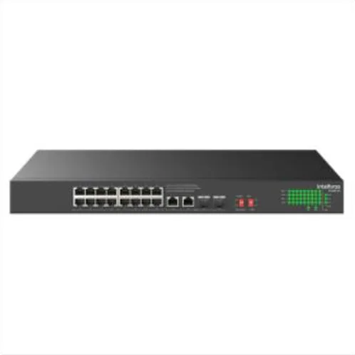 Switch PoE 16 Portas Giga + 4 Portas Uplink S1120G-PA – Intelbras, Intelbras S1120G-PA